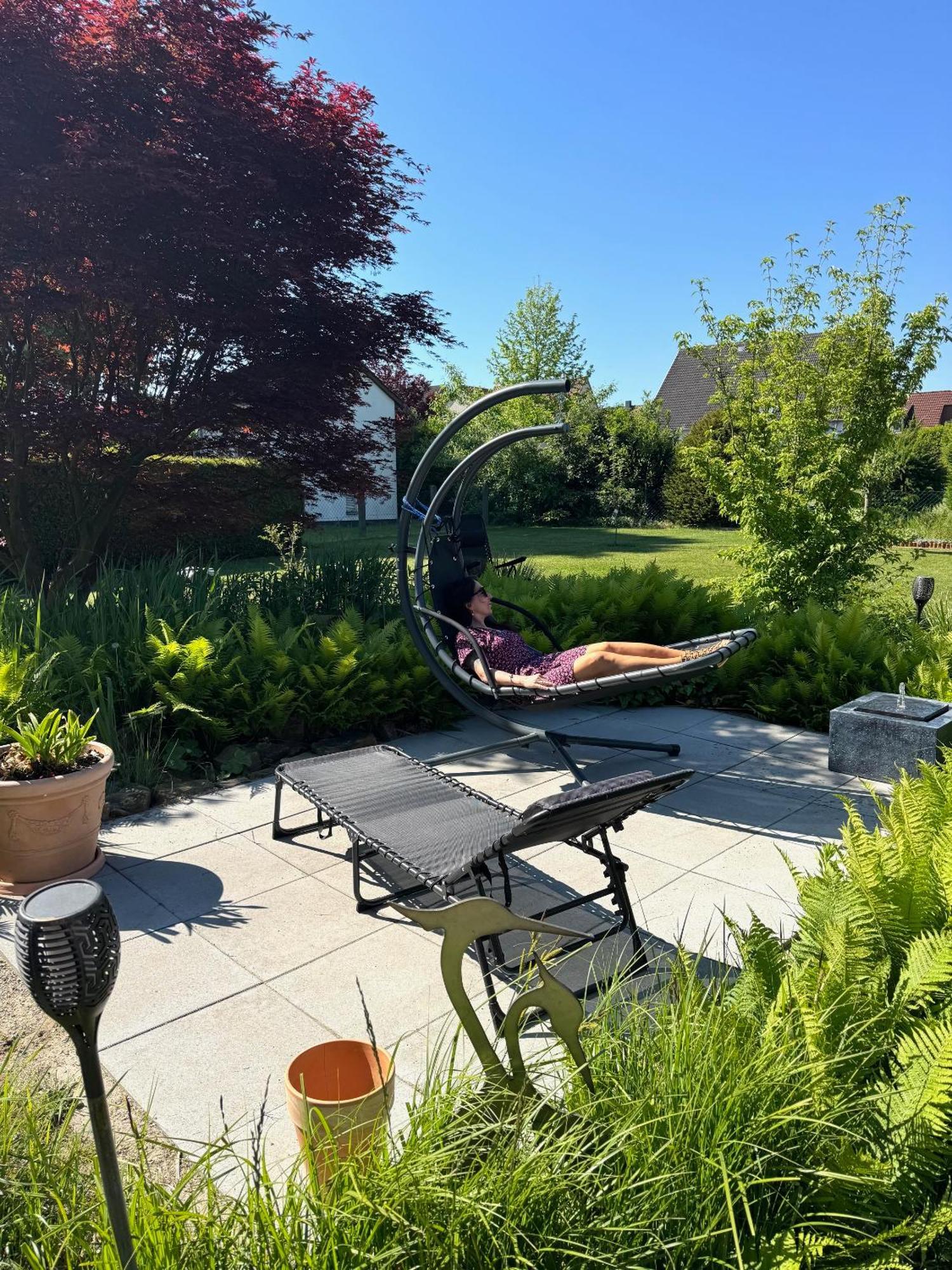Ferien-Whg Stuenkel Nahe Steinhuder Meer Mit Garten Und Balkon Dış mekan fotoğraf